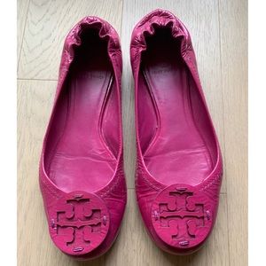 Tory Burch Patent Leather Reva Flats